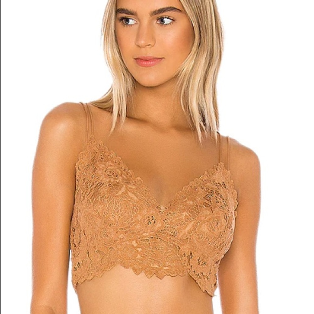 Free People Intimately  Celine Velvet Bralette